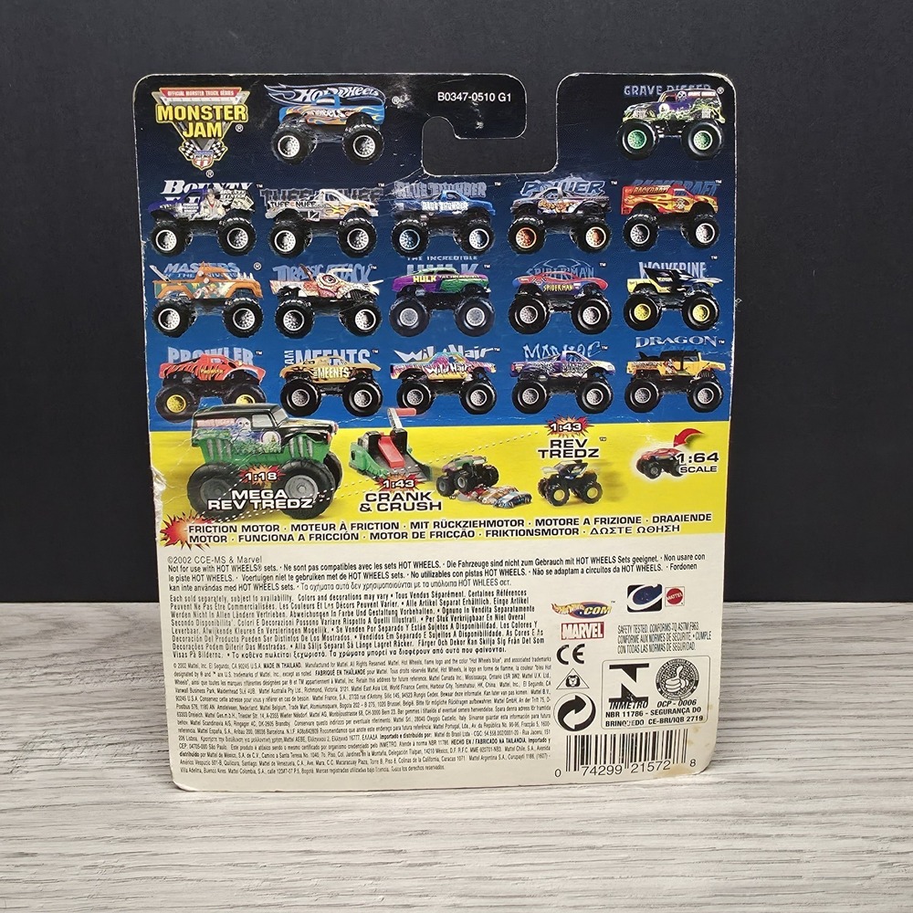 Hot Wheels Monster Jam - Master of the Universe - Metal Collection - Unopened - Picture 12 of 13